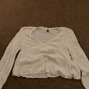 White Blouse. H&M. Size 4